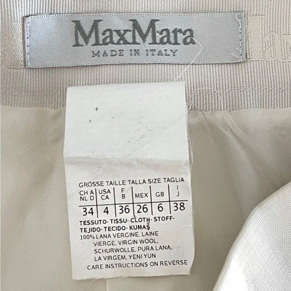 Max Mara Nepeta Wool Tailored Trousers - Picture 4 of 4